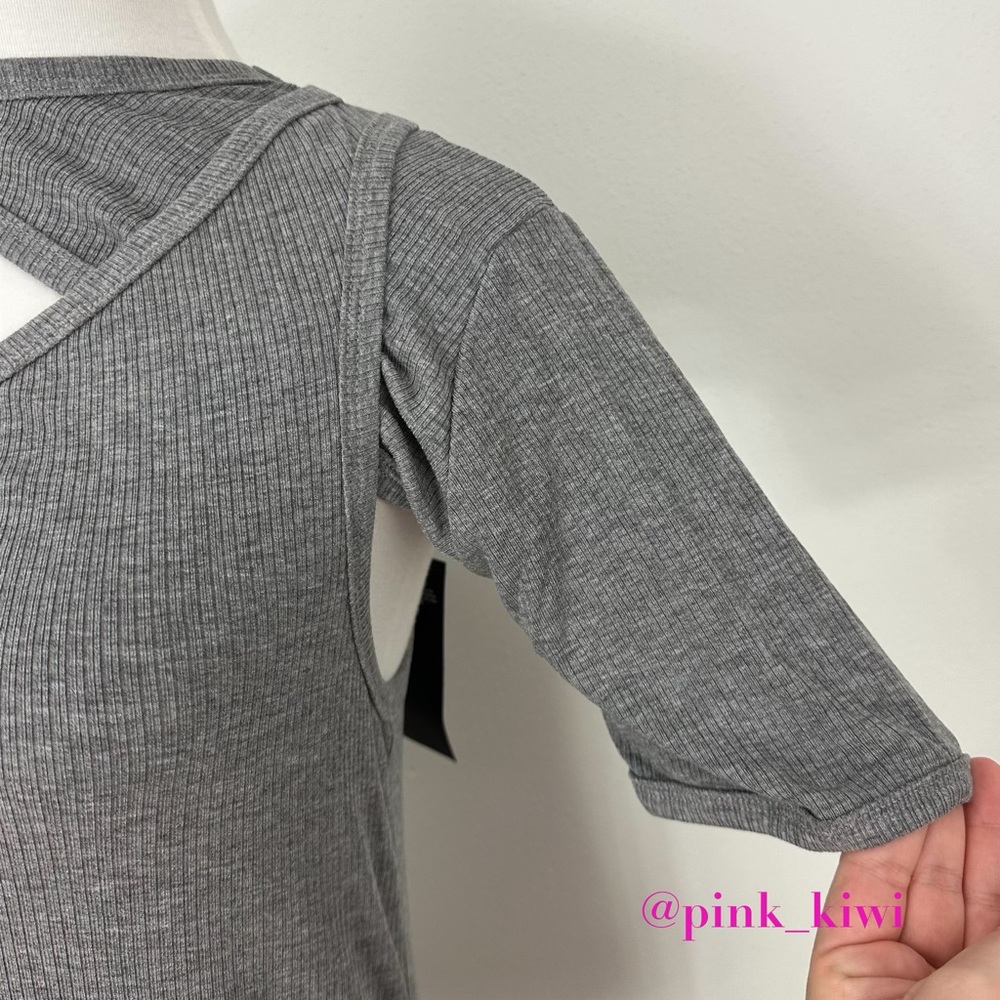 RtA Azalea Ribbed Cutout Top - Picture 5 of 17